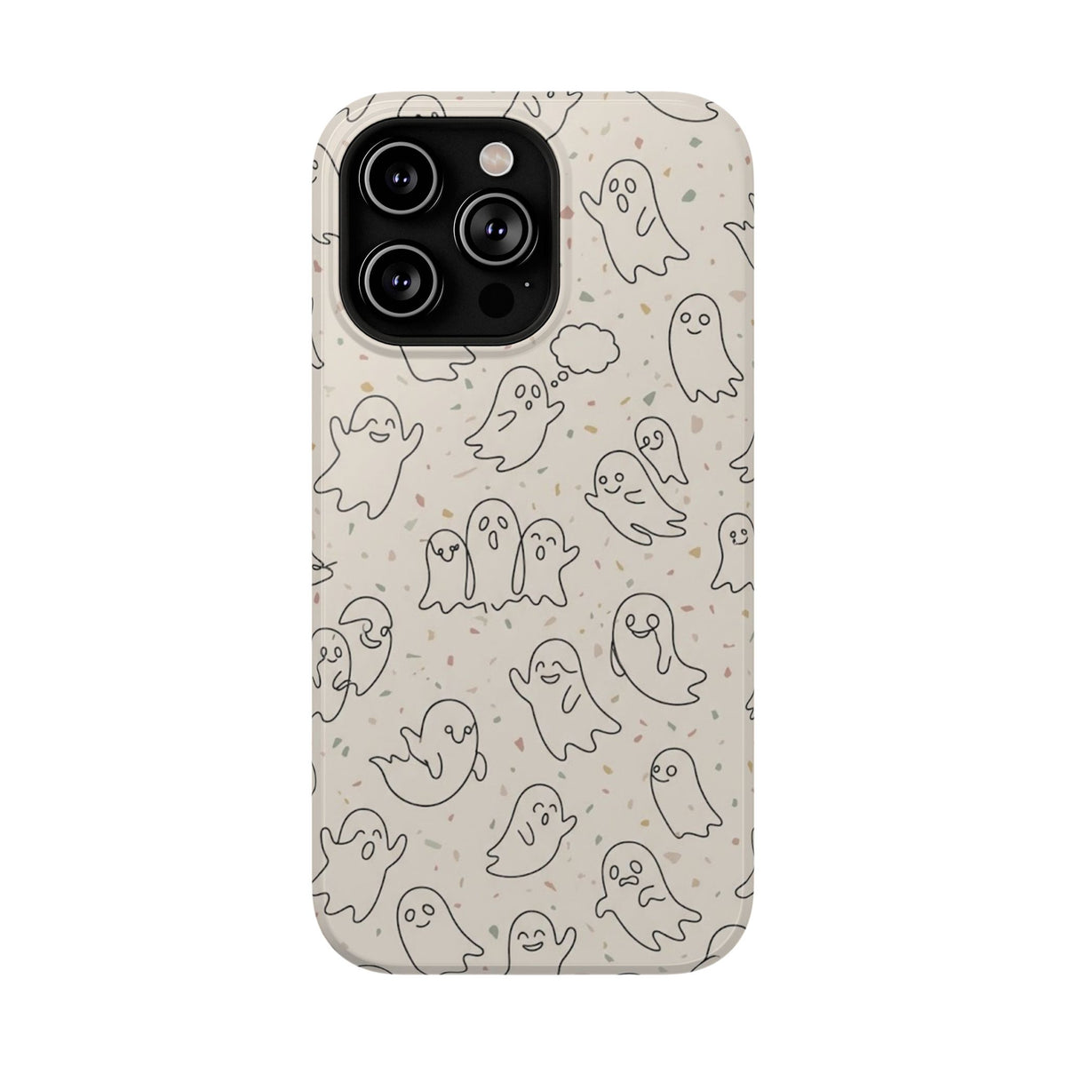 Cute Ghost Pattern - Impact Resistant Phone Case
