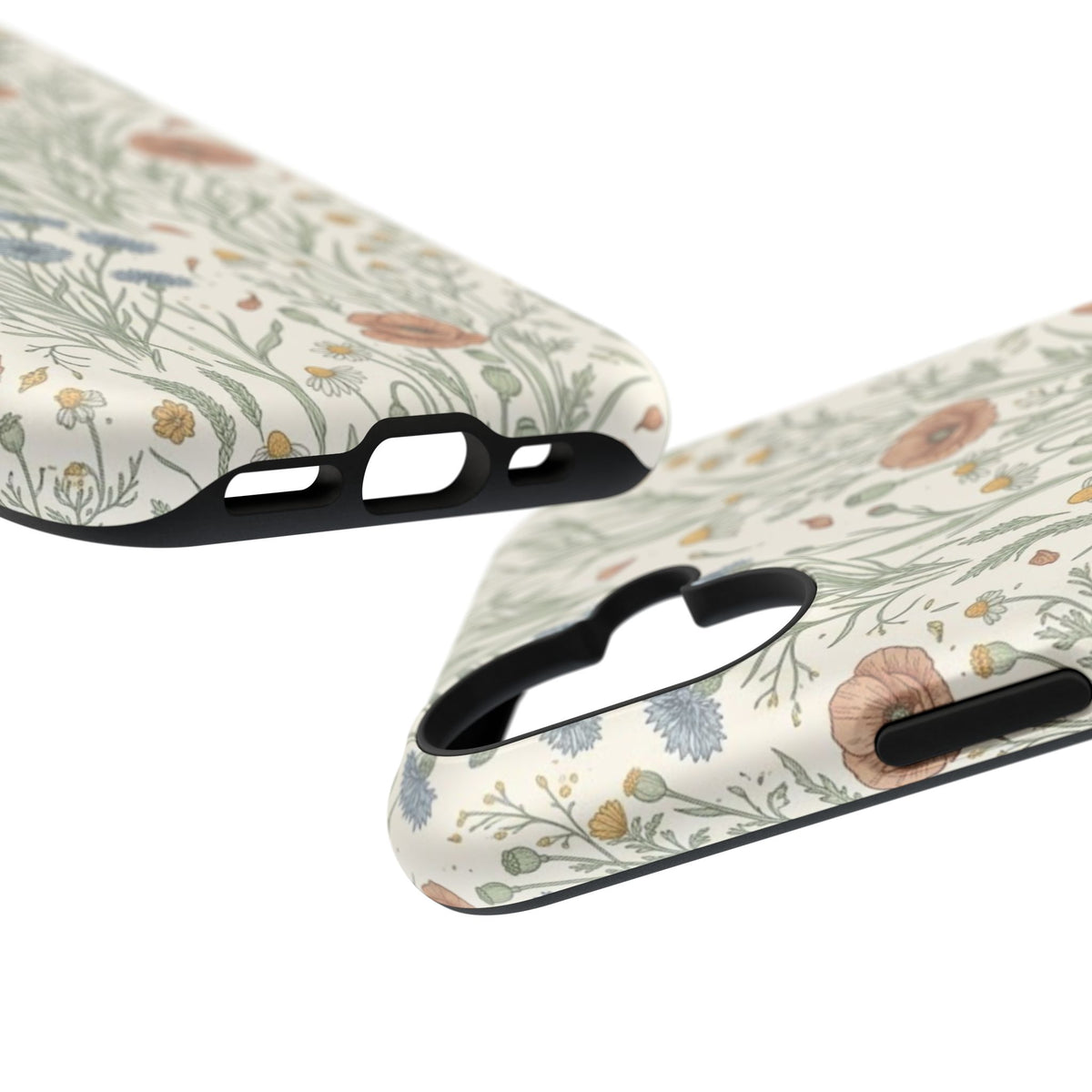 Vintage Wildflower Floral Field - Impact Resistant Phone Case
