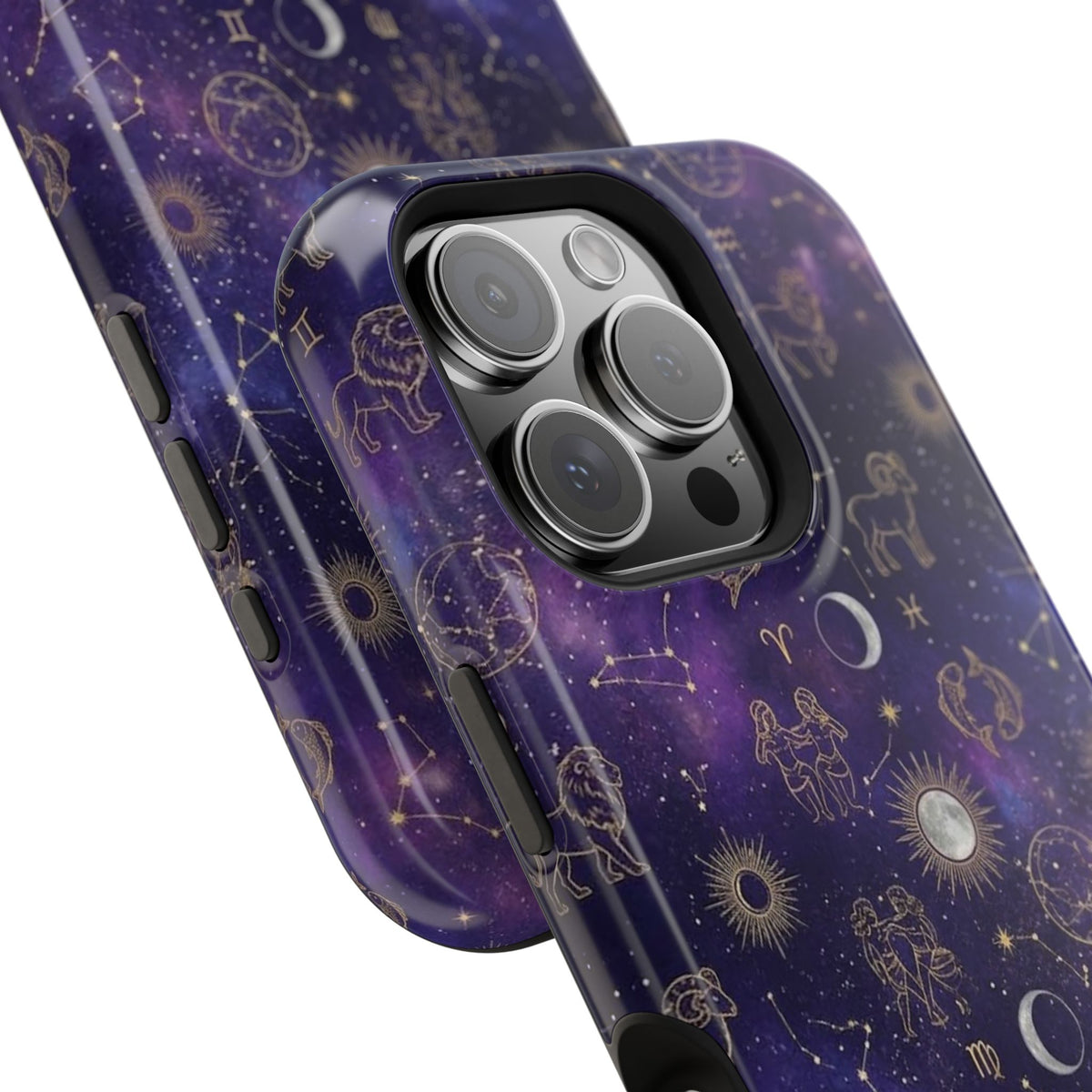 Zodiac Constellation & Moon Phases - Impact-Resistant Phone Case