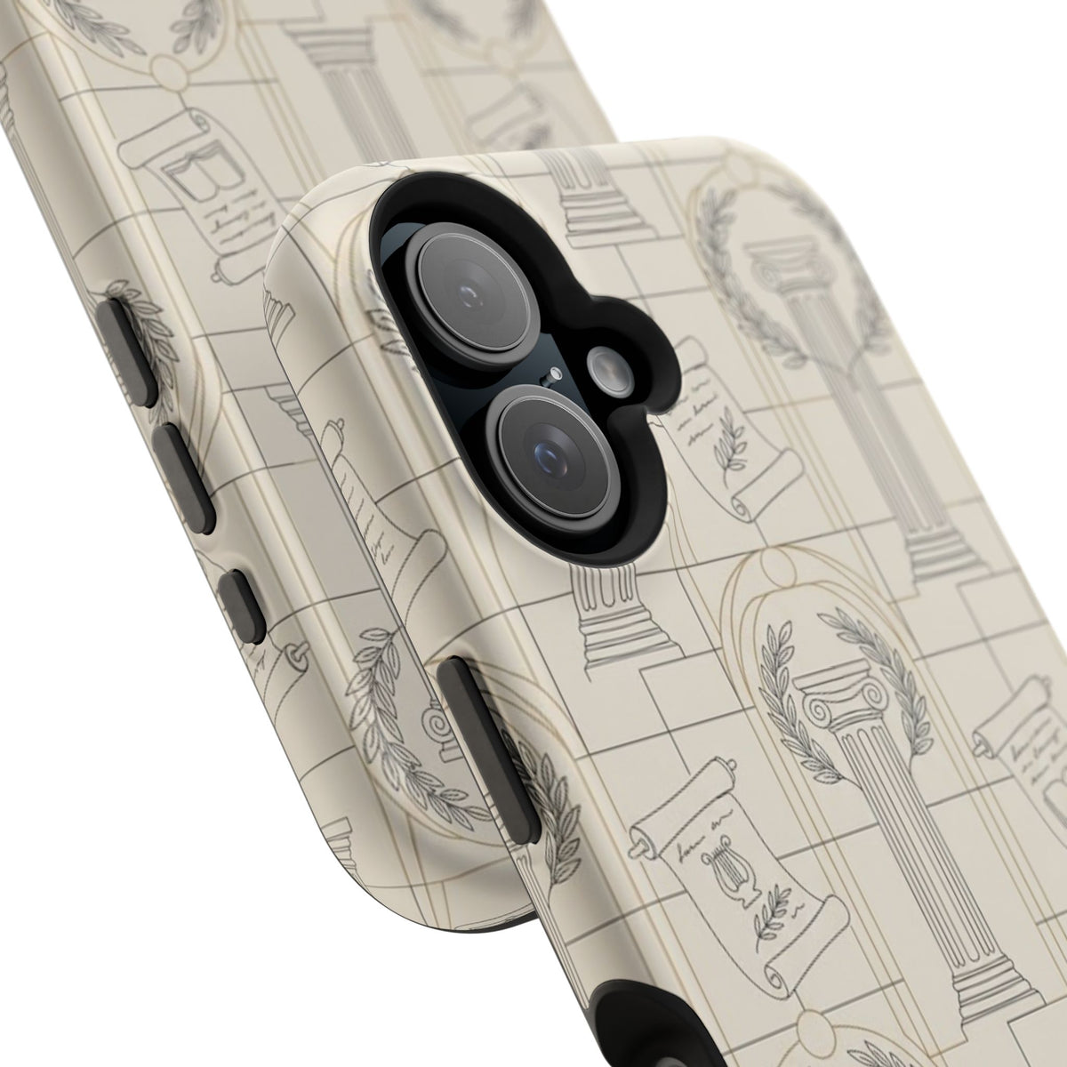 Vintage Column & Laurel Pattern Phone Case