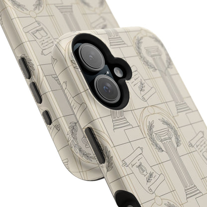 Vintage Column & Laurel Pattern Phone Case