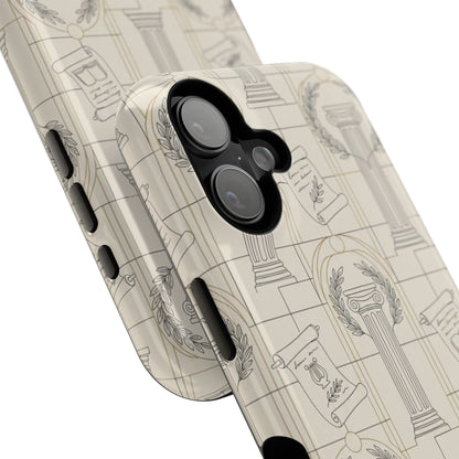 Vintage Column & Laurel Pattern Phone Case