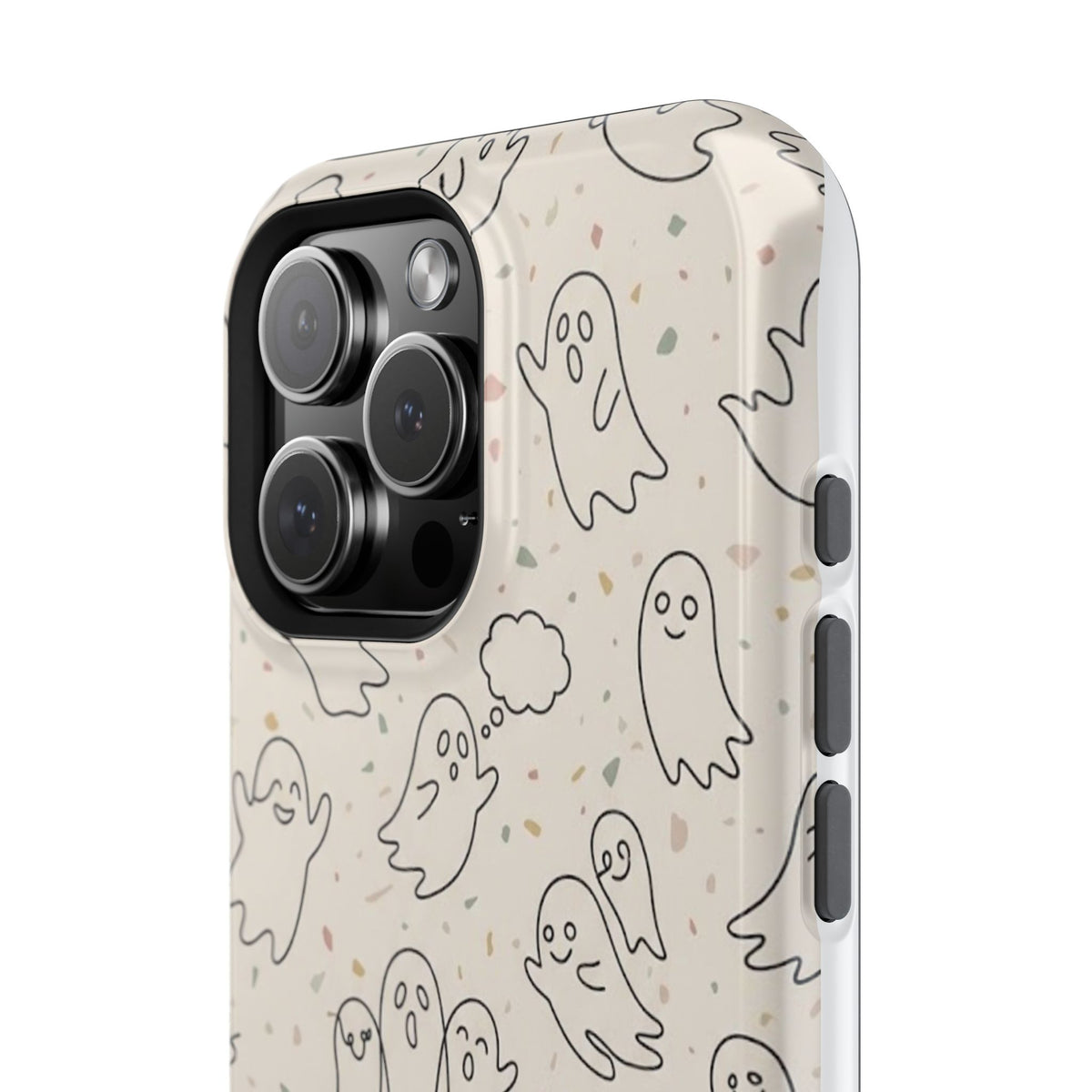 Cute Ghost Pattern - Impact Resistant Phone Case