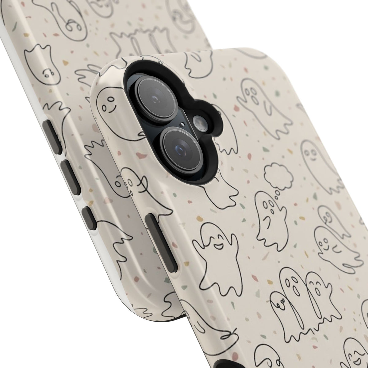 Cute Ghost Pattern - Impact Resistant Phone Case