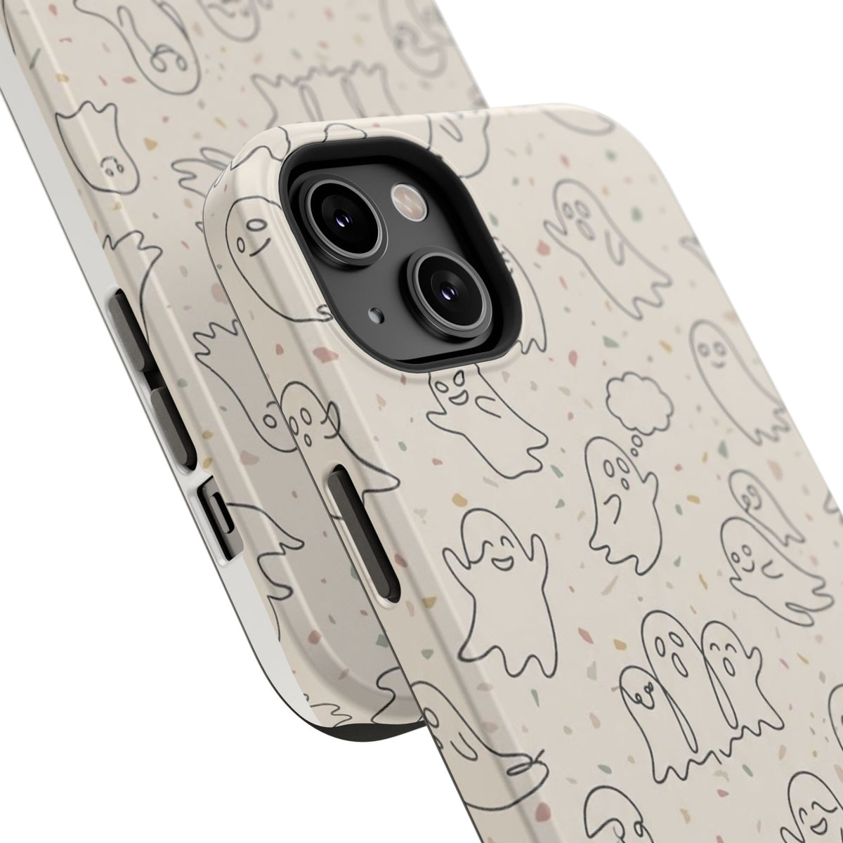 Cute Ghost Pattern - Impact Resistant Phone Case