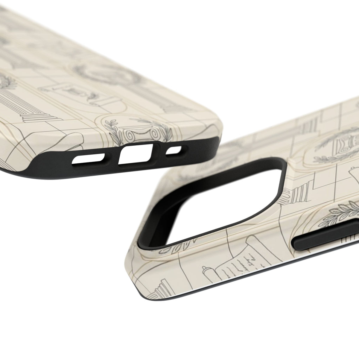 Vintage Column & Laurel Pattern Phone Case