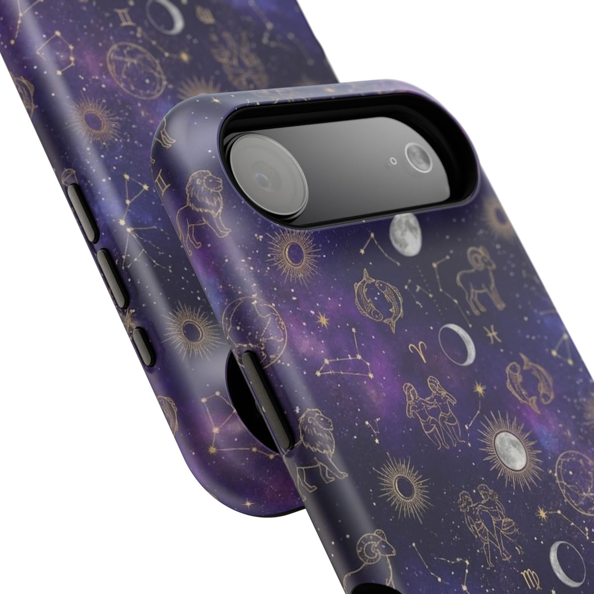Zodiac Constellation & Moon Phases - Impact-Resistant Phone Case
