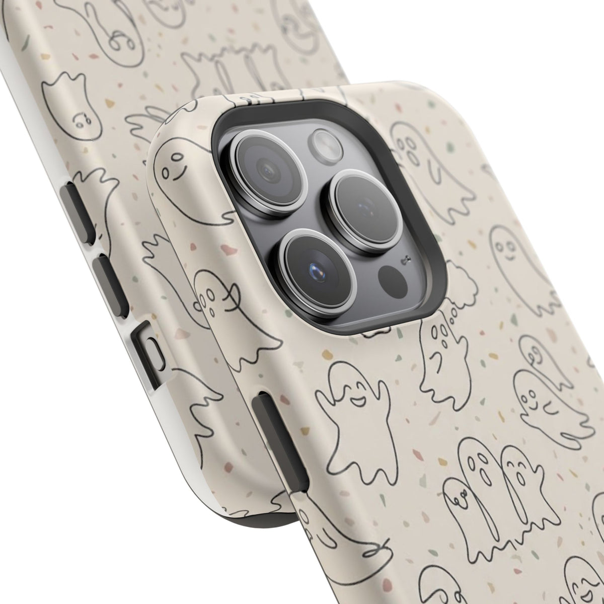 Cute Ghost Pattern - Impact Resistant Phone Case