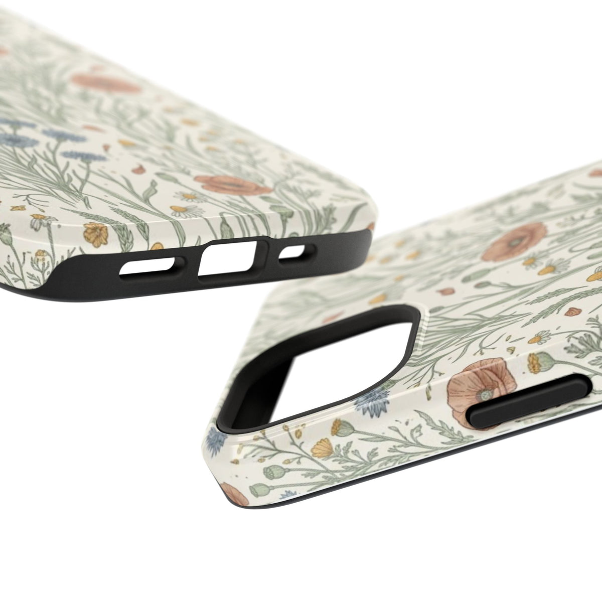 Vintage Wildflower Floral Field - Impact Resistant Phone Case