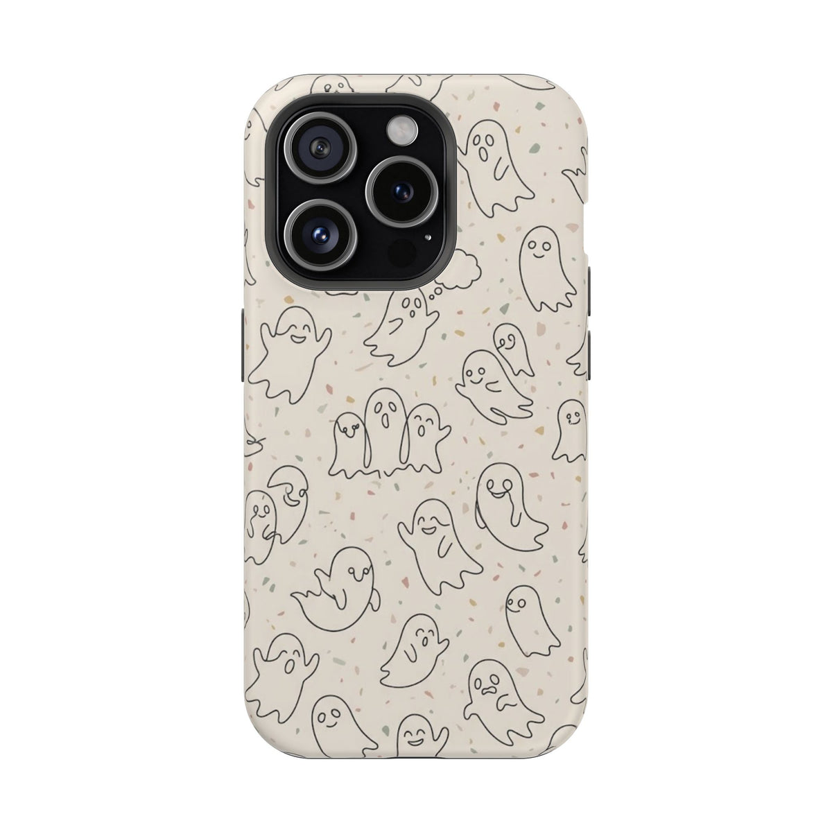 Cute Ghost Pattern - Impact Resistant Phone Case