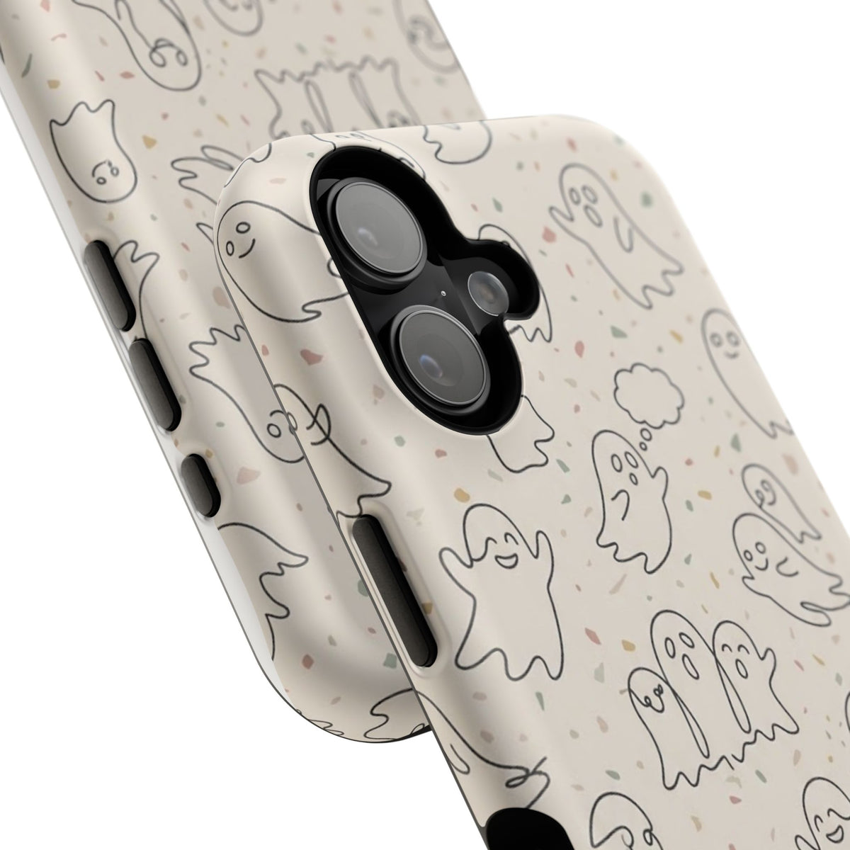 Cute Ghost Pattern - Impact Resistant Phone Case