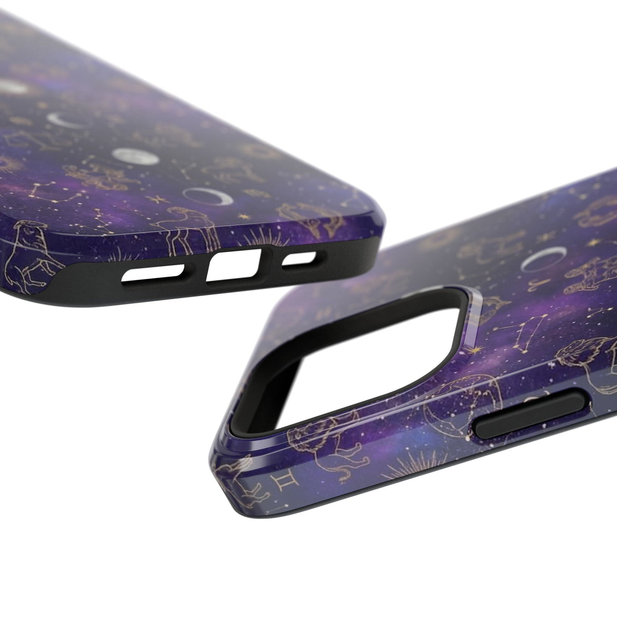 Zodiac Constellation & Moon Phases - Impact-Resistant Phone Case