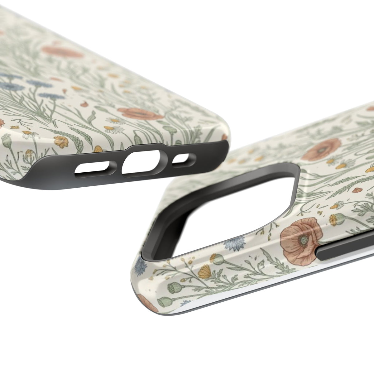 Vintage Wildflower Floral Field - Impact Resistant Phone Case