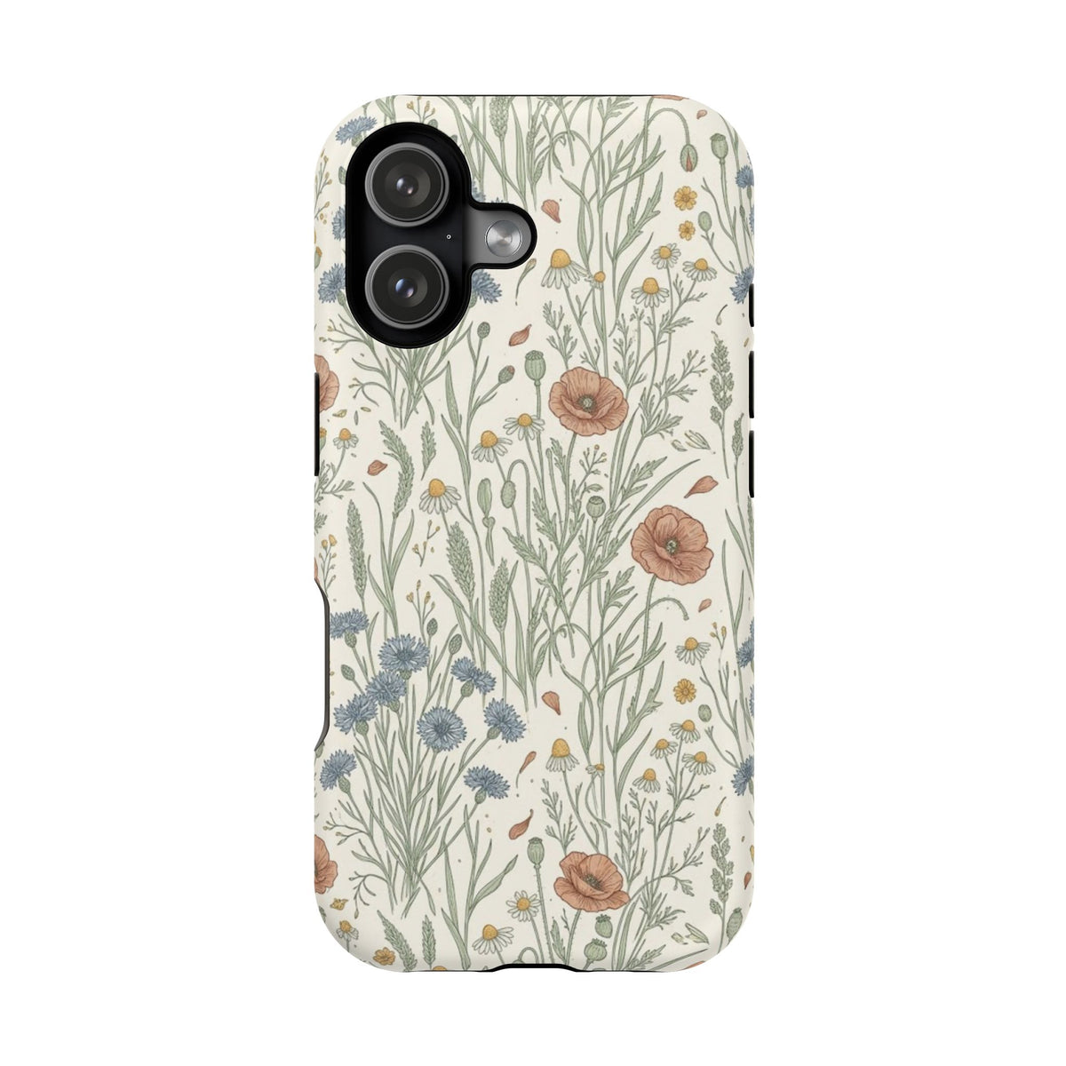 Vintage Wildflower Floral Field - Impact Resistant Phone Case