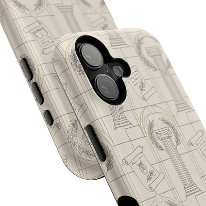Vintage Column & Laurel Pattern Phone Case